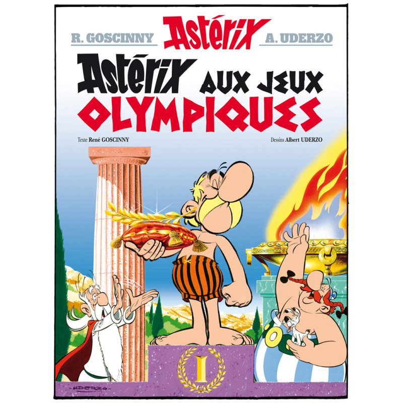 TIRAGE SUR PAPIER ASTERIX AUX JEUX OLYMPIQUES