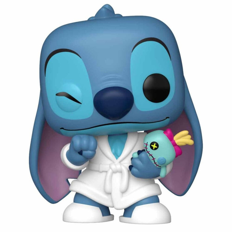 STITCH IN ROBE LILO ET STITCH POP VINYL FIGURINE 9 CM