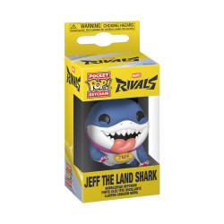 JEFF THE SHARK MARVEL RIVALS PORTE-CLES POCKET POP VINYL 4 CM