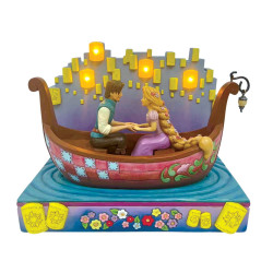 TANGLED BOAT WITH LANTERNS DISNEY TRADITIONS