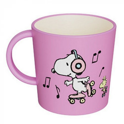 MUG CAFE PEANUTS SNOOPY MUSIC IS LIFE