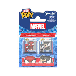 SPIDER MAN ET VENOM 2 PACK BITTY POP MARVEL 2 CM