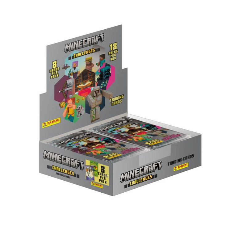 MINECRAFT CHALLENGES FLOW PACKS BOOSTER 8 CARTES