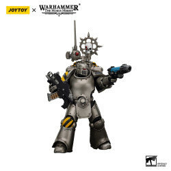 IRON WARRIORS COMMAND SQUAD WITH LEGION NUNCIO VOX WARHAMMER THE HORUS HERESY FIGURINE 12 CM