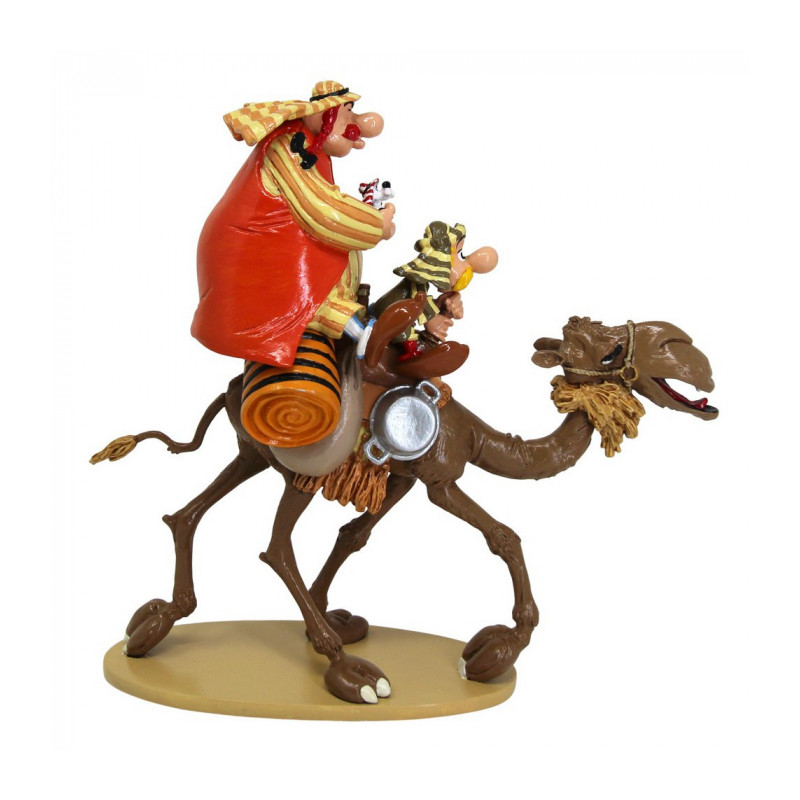 ASTERIX ET OBELIX AVEC IDEFIX SUR LE DROMADAIRE