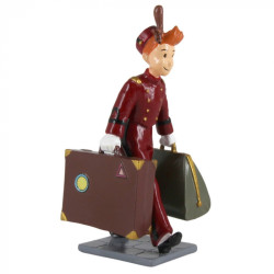 SPIROU PORTANT DES VALISES