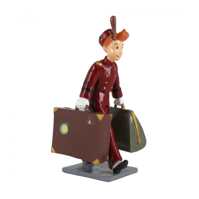 SPIROU PORTANT DES VALISES