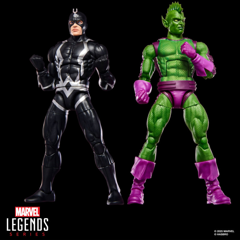 BLACK BOLT & MARVELS TRITON INHUMANS MARVEL LEGENDS PACK 2 FIGURINES 15 CM