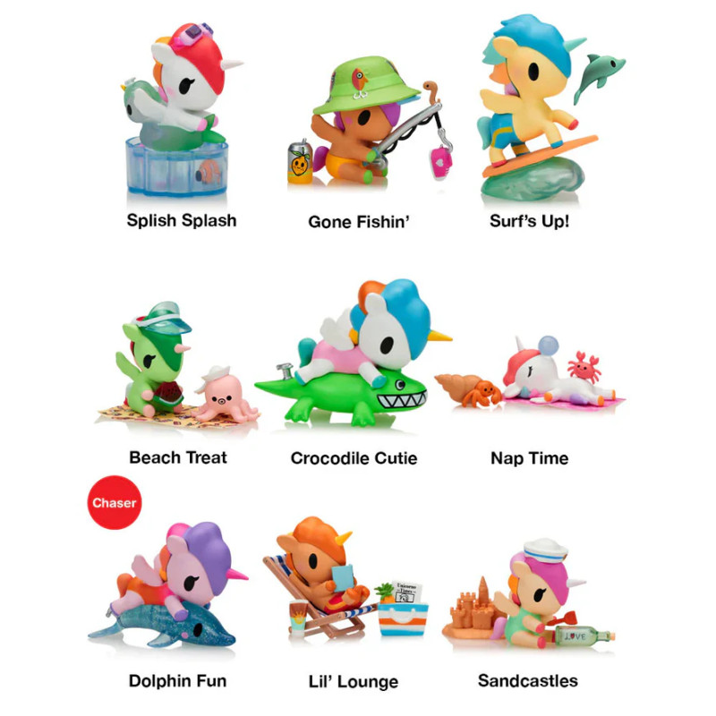 FUN IN THE SUN UNICORNO BLIND BOX 1 FIGURE RANDOM