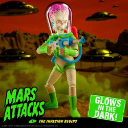 MARS ATTACK ULTIMATES WAVE 02 MARTIAN INVASION BEGINS GLOW IN THE DARK