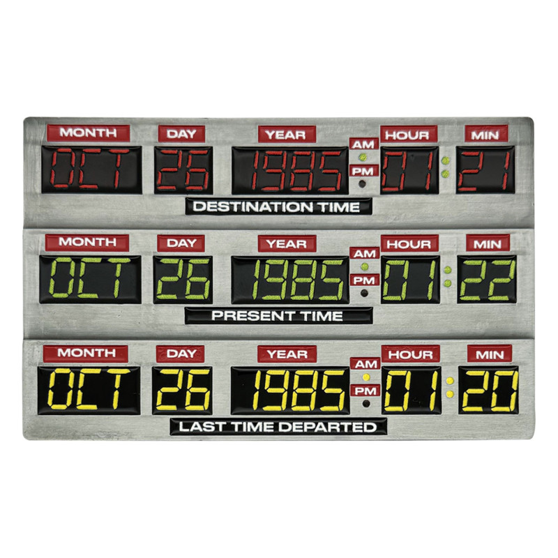 BACK TO THE FUTURE 40TH ANNIVERSARY TIME CIRCUITS INGOT