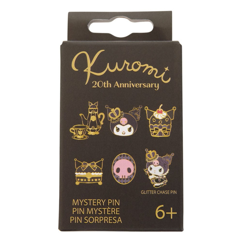 SANRIO PIN EMAILLES BLIND BOX 20TH ANNIVERSARY KUROMI