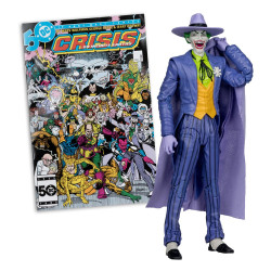 THE JOKER DC DIRECT PAGE PUNCHERS MCFARLANE JOKER CRISIS ON INFINITE EARTHS GOLD LABEL 18 CM