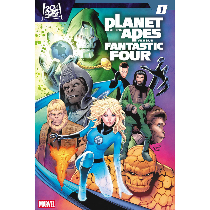 PLANET OF THE APES VS. FANTASTIC FOUR 1 CVR A CORY SMITH