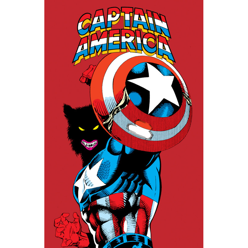 CAPTAIN AMERICA BY MARK GRUENWALD HC OMNIBUS VOL 03 CVR B RIK LEVINS DIRECT MARKET EXCLUSIVE COVER