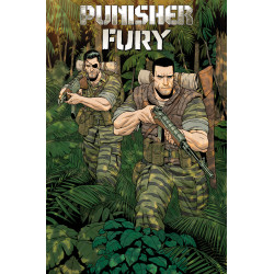 PUNISHER & FURY MAX BY GARTH ENNIS HC OMNIBUS CVR B JACEN BURROWS DIRECT MARKET EXCLUSIVE COVER