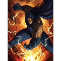 DC K.O. 4 (OF 5) CVR F AARON BARTLING DARKSEID CARD STOCK VAR