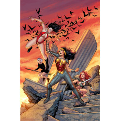 DC K.O. BOSS BATTLE 1 (ONE-SHOT) CVR D FRANK CHO CARD STOCK VAR
