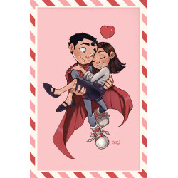 SUPERMAN 35 CVR F CHRISSIE ZULLO VALENTINES DAY CARD STOCK VAR (DC K.O.)