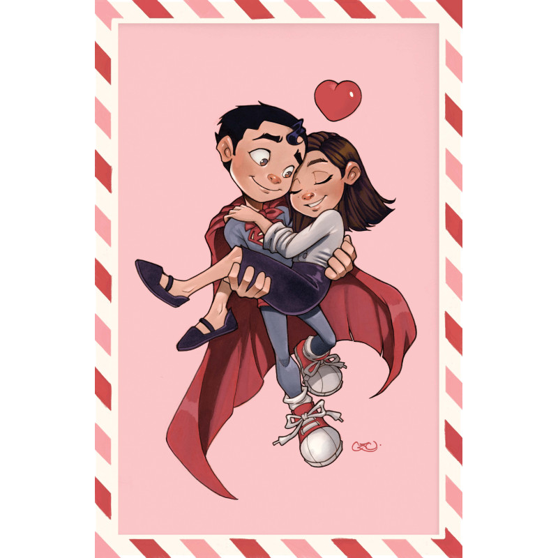 SUPERMAN 35 CVR F CHRISSIE ZULLO VALENTINES DAY CARD STOCK VAR (DC K.O.)