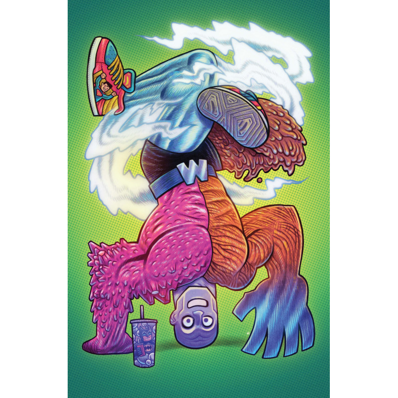 JUSTICE LEAGUE UNLIMITED 16 CVR D DAN HIPP CARD STOCK VAR (DC K.O.)