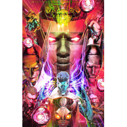 JUSTICE LEAGUE UNLIMITED 16 CVR E JOHN GIANG CARD STOCK VAR (DC K.O.)