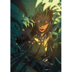 JUSTICE LEAGUE UNLIMITED 16 CVR G TAURIN CLARKE BLACK HISTORY MONTH CARD STOCK VAR (DC K.O.)