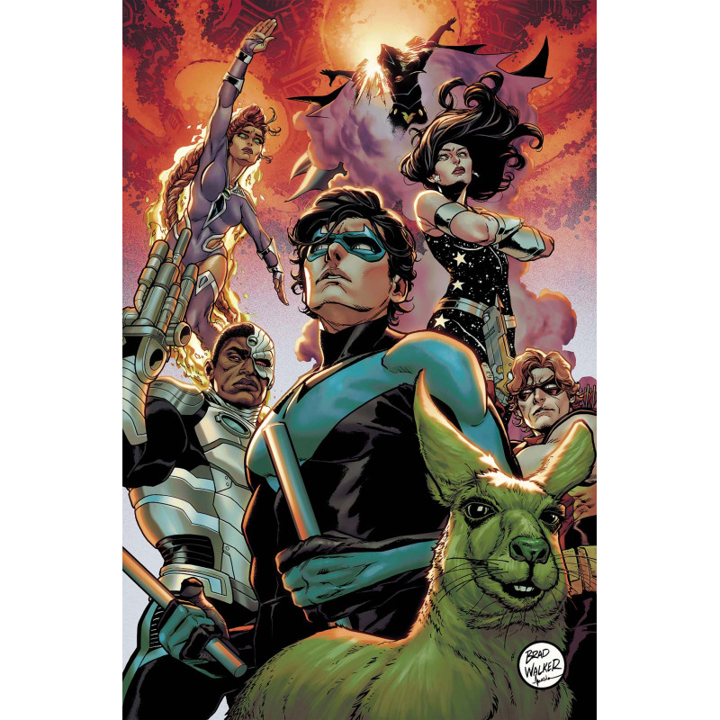 TITANS 32 CVR B BRAD WALKER CARD STOCK VAR (DC K.O.)