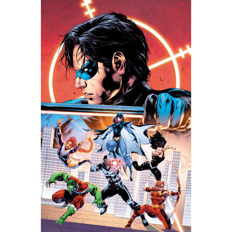 TITANS 32 CVR C CAANAN WHITE CARD STOCK VAR (DC K.O.)