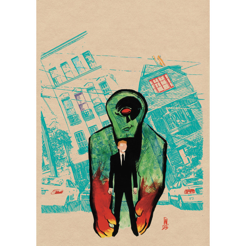 ABSOLUTE MARTIAN MANHUNTER 9 CVR B WERTHER DELL EDERA CARD STOCK VAR