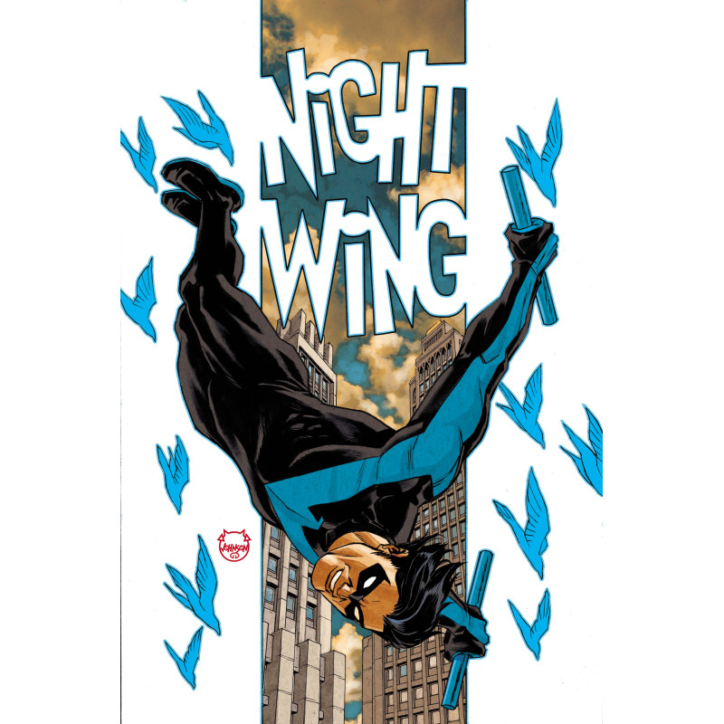 NIGHTWING 135 CVR B DAVE JOHNSON CARD STOCK VAR