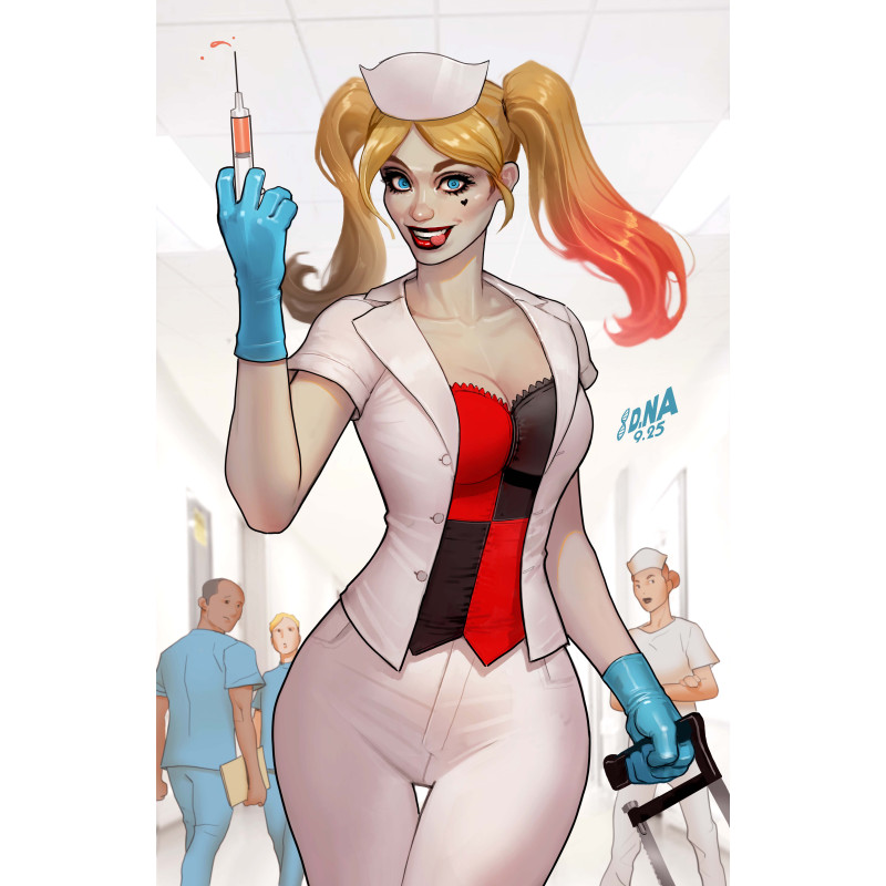 HARLEY QUINN 59 CVR B DAVID NAKAYAMA CARD STOCK VAR