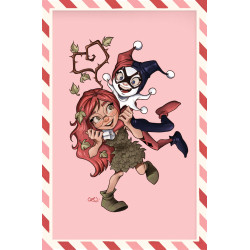 HARLEY QUINN 59 CVR E CHRISSIE ZULLO VALENTINES DAY CARD STOCK VAR