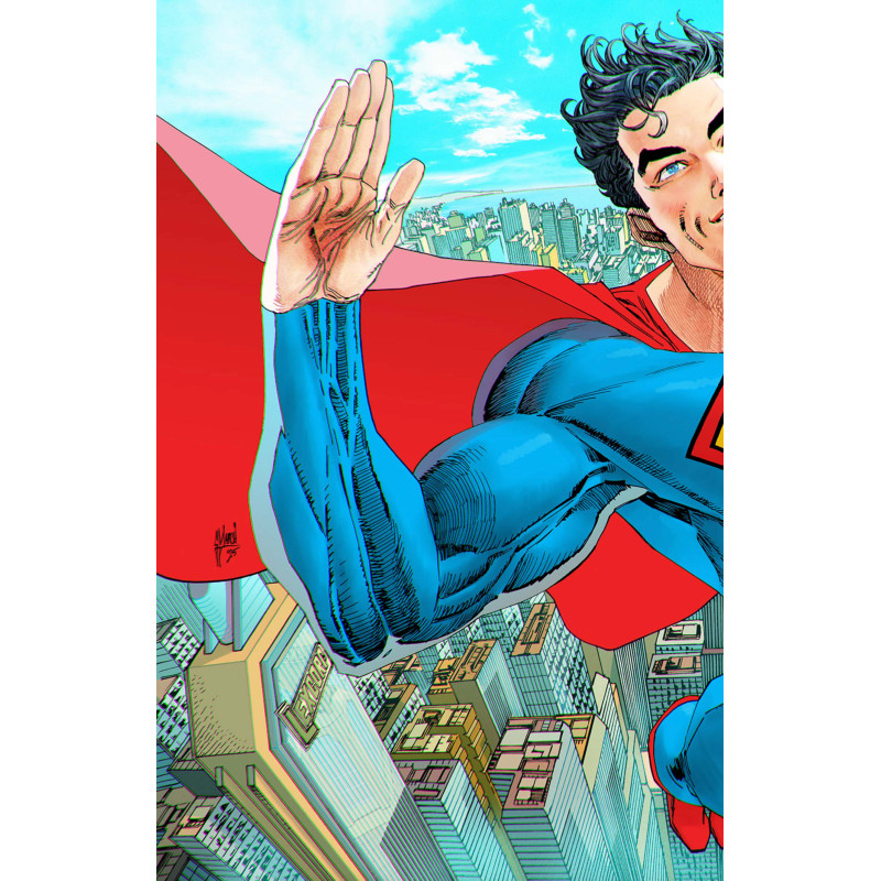 SUPERMAN UNLIMITED 10 CVR B GUILLEM MARCH CONNECTING CARD STOCK VAR