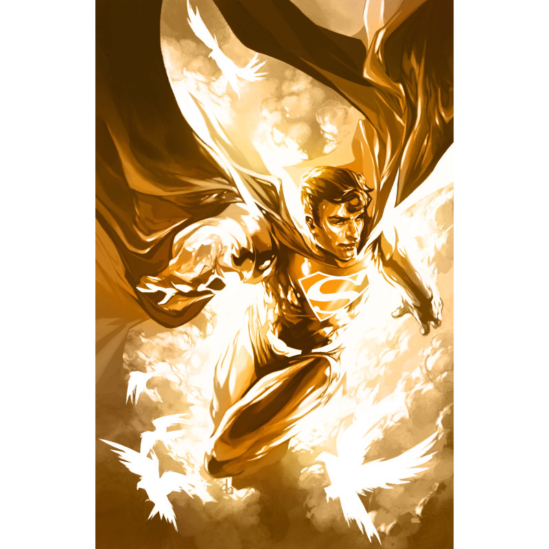 SUPERMAN UNLIMITED 10 CVR C DON AGUILLO CARD STOCK VAR