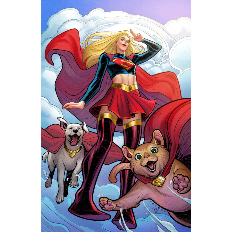 SUPERGIRL 10 CVR D ELIZABETH TORQUE CARD STOCK VAR