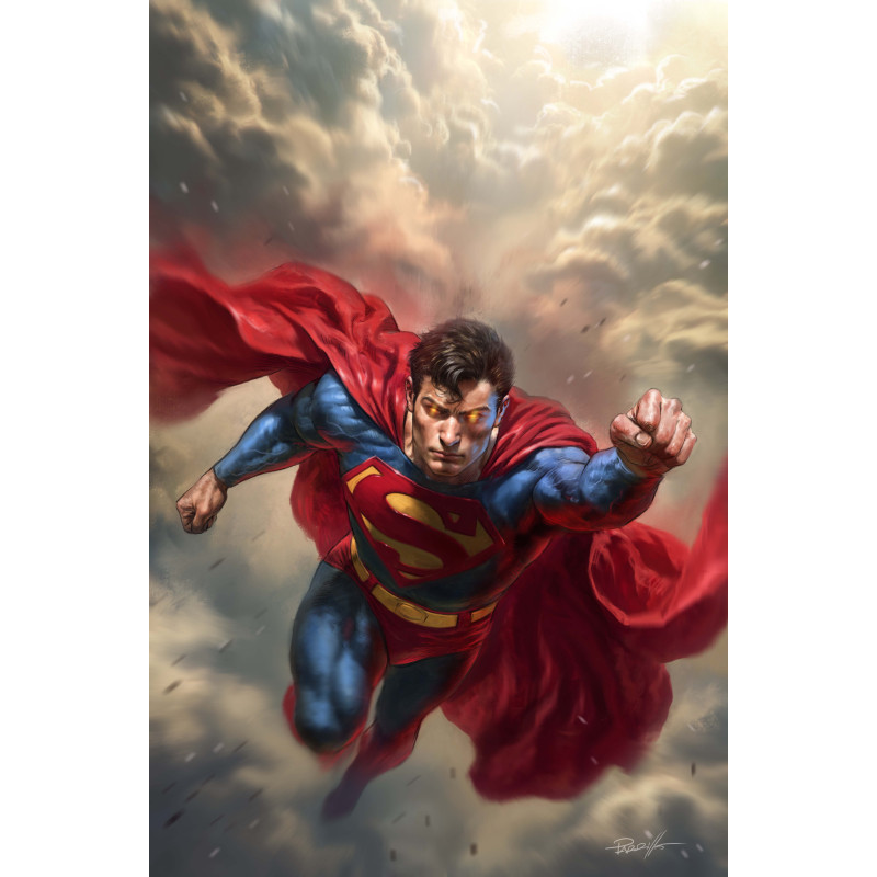 ADVENTURES OF SUPERMAN BOOK OF EL 6 (OF 12) CVR C LUCIO PARRILLO CARD STOCK VAR