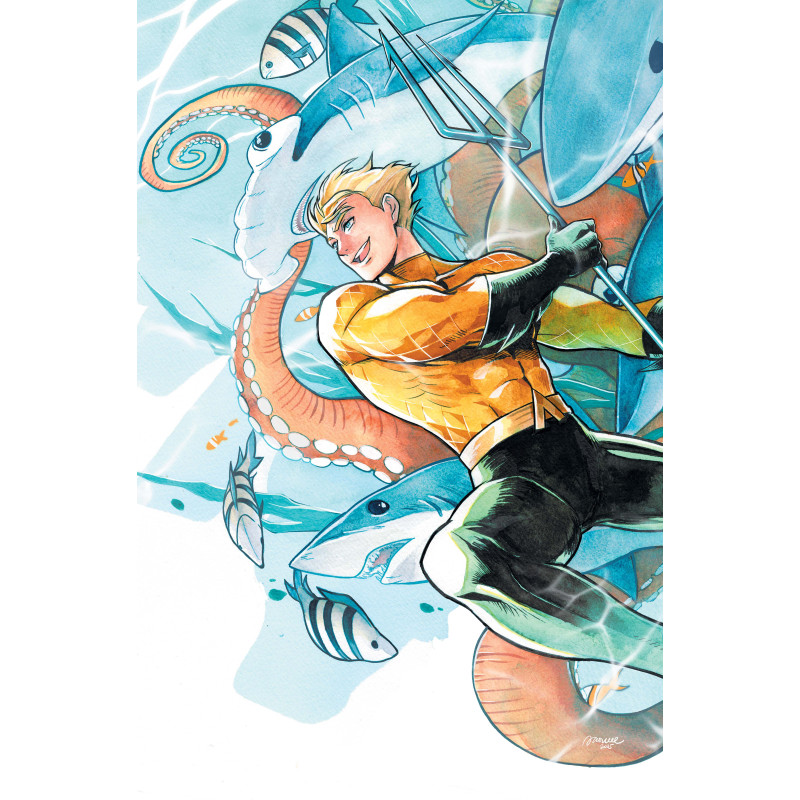 AQUAMAN 14 CVR D SAOWEE CARD STOCK VAR