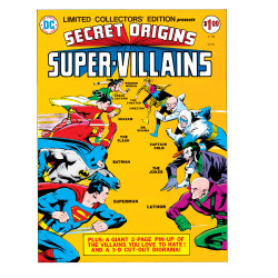 LIMITED COLLECTORS EDITION 39 SECRET ORIGINS SUPER-VILLAINS FACSIMILE EDITION CVR A DICK GIORDANO