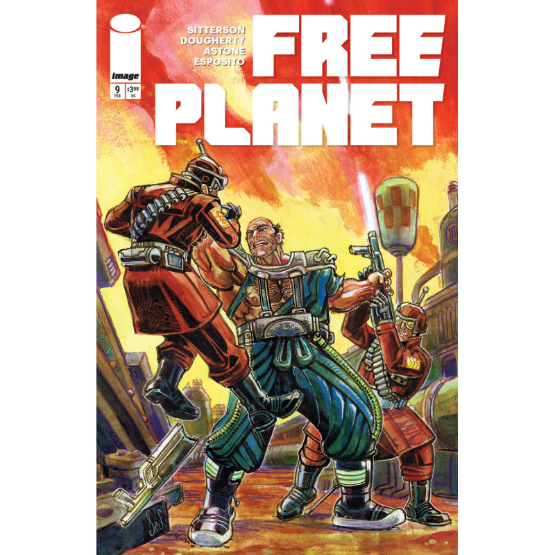 FREE PLANET 9 CVR B JED DOUGHERTY VAR