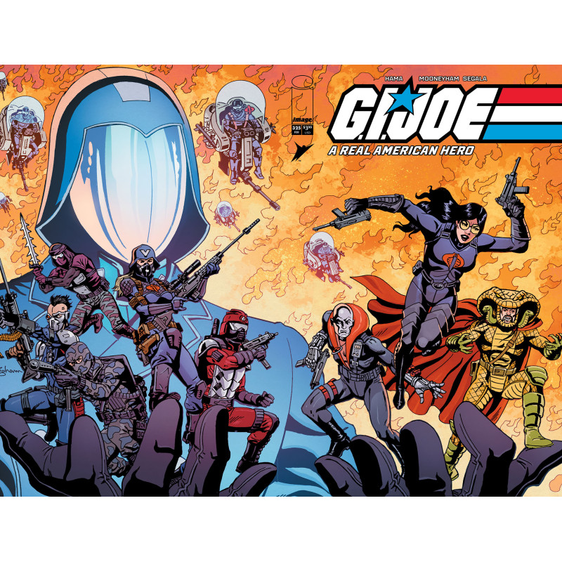 GI JOE A REAL AMERICAN HERO 325 CVR D ROD WHIGHAM & MIKE SPICER ANNIVERSARY WRAPAROUND VAR