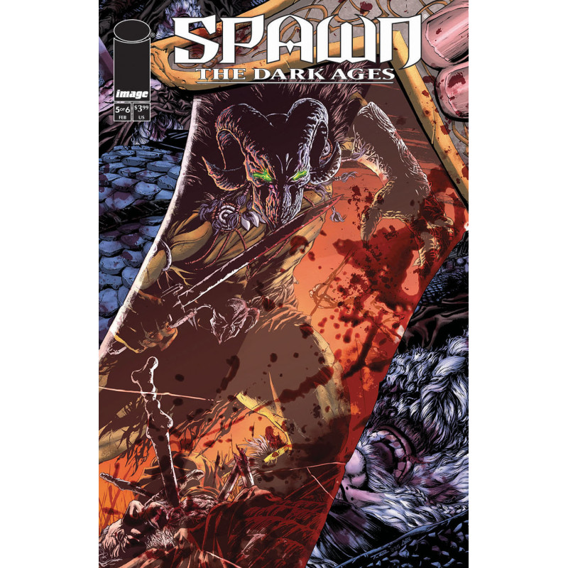 SPAWN THE DARK AGES 5 (OF 6) CVR B TONY PARKER VAR