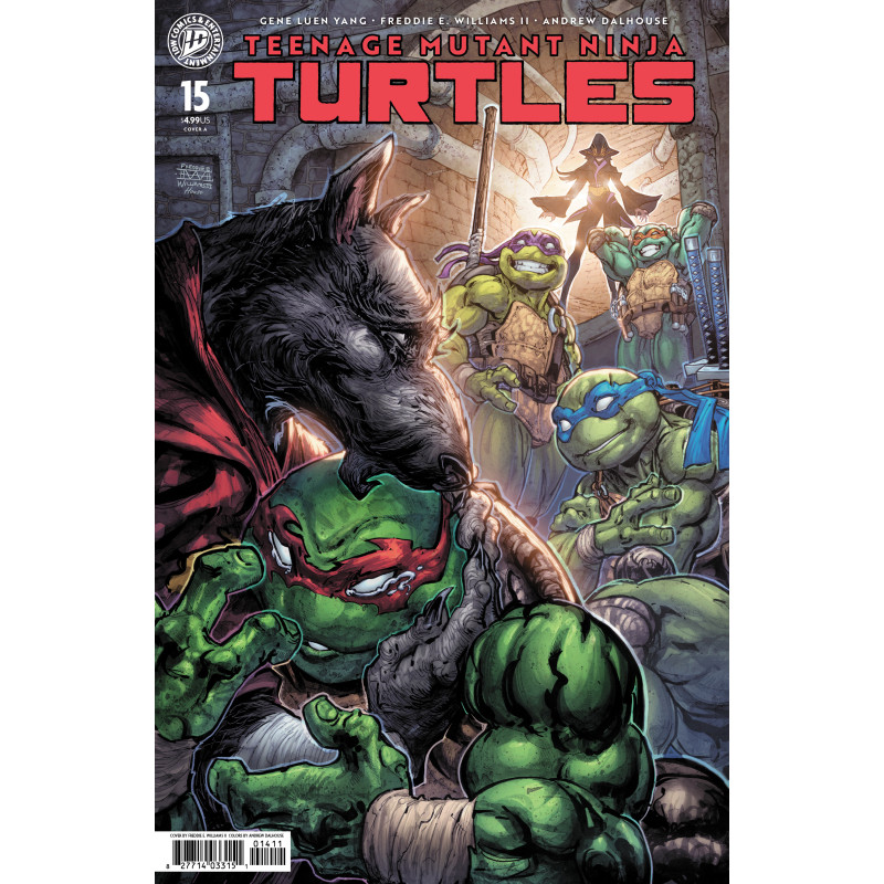 TEENAGE MUTANT NINJA TURTLES 15 CVR A FREDDIE E. WILLIAMS II