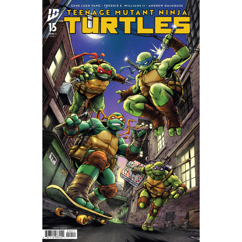 TEENAGE MUTANT NINJA TURTLES 15 CVR C CREEES LEE VAR