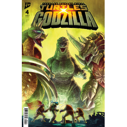 TEENAGE MUTANT NINJA TURTLES X GODZILLA 4 CVR A FERO PE