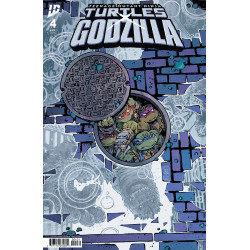TEENAGE MUTANT NINJA TURTLES X GODZILLA 4 CVR C JORGE CORONA VAR
