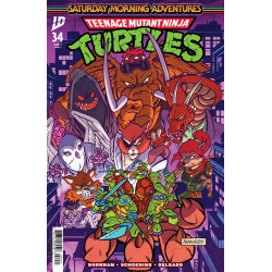 TEENAGE MUTANT NINJA TURTLES: SATURDAY MORNING ADVENTURES 34 CVR B KEVIN ANTHONY CATALAN VAR