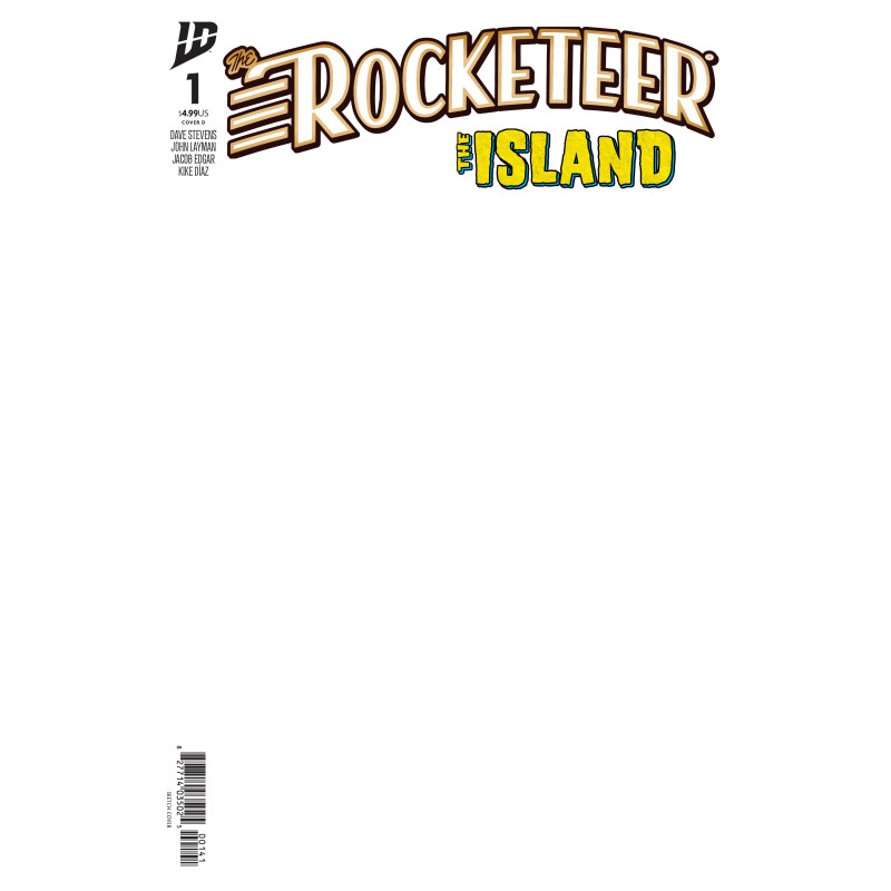 THE ROCKETEER: THE ISLAND 1 CVR D BLANK SKETCH VAR