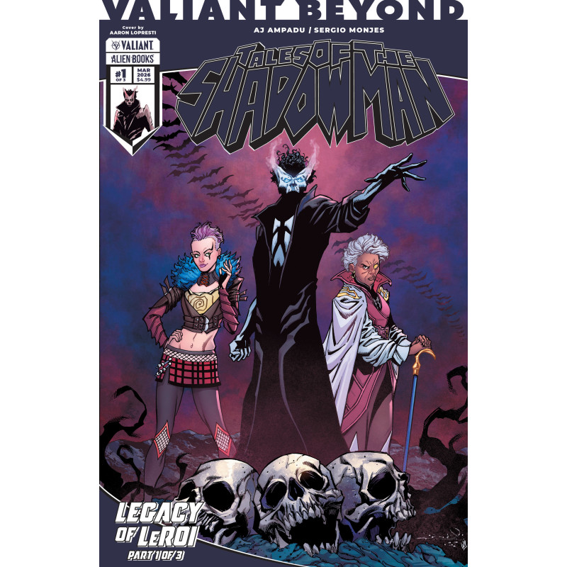 VALIANT BEYOND: TALES OF THE SHADOWMAN 7 LEGACY OF LEROI 1 CVR A AARON LOPRESTI