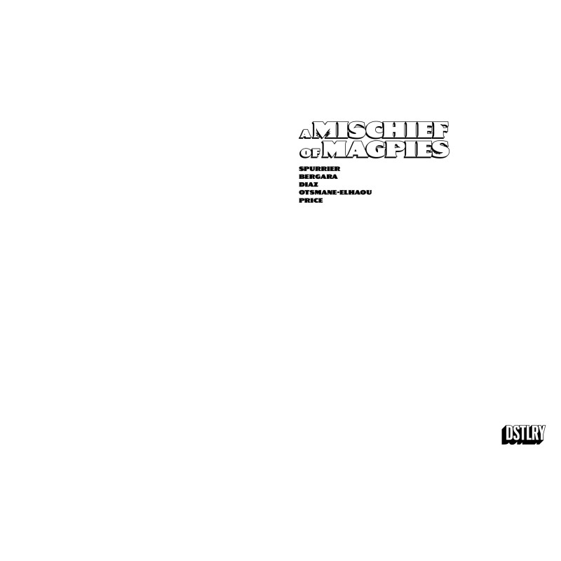 A MISCHIEF OF MAGPIES 1 CVR F BLANK SKETCH VARIANT